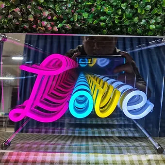 Love multi layered mirror backplate