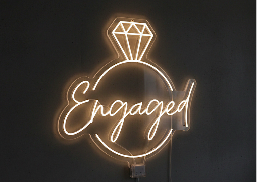Engaged ' LED Neon sign