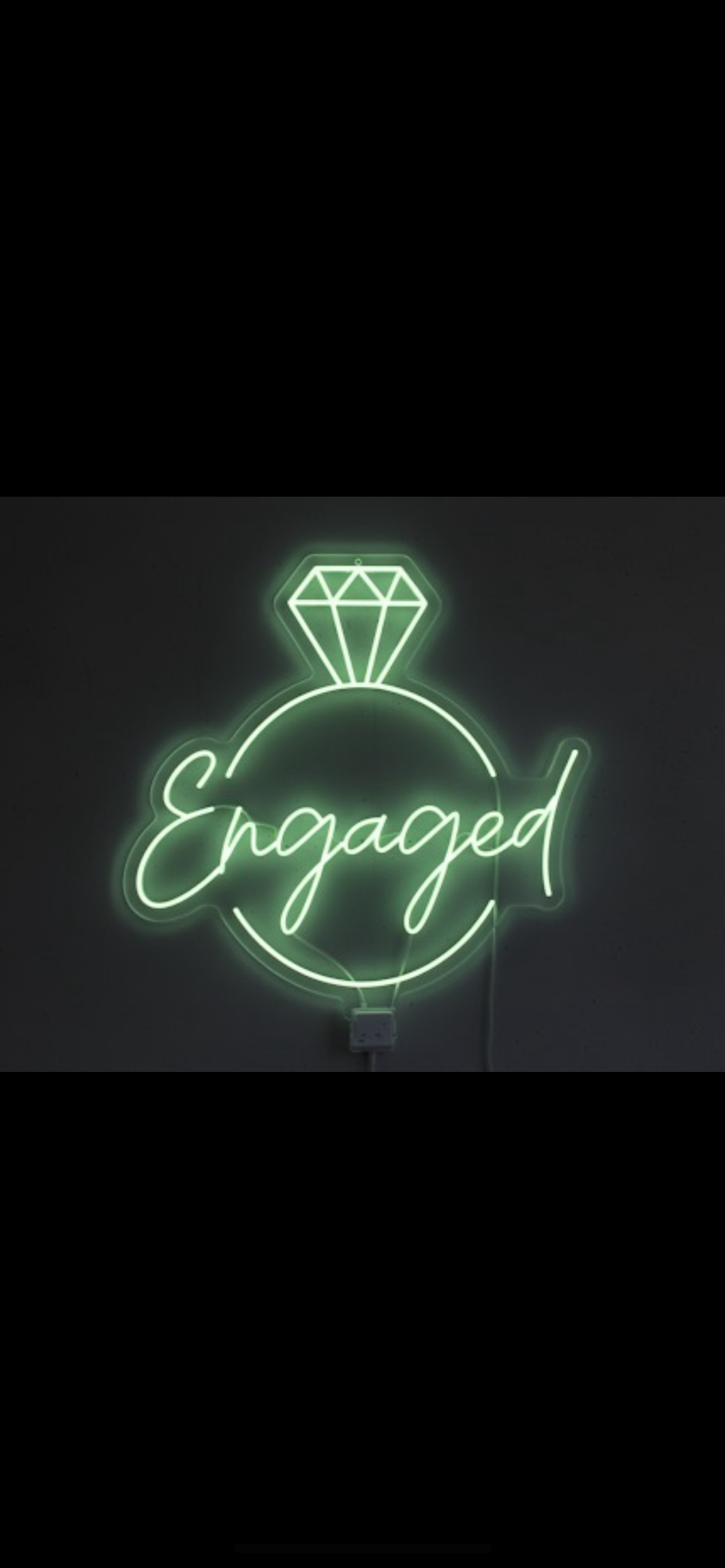 Engaged ' LED Neon sign