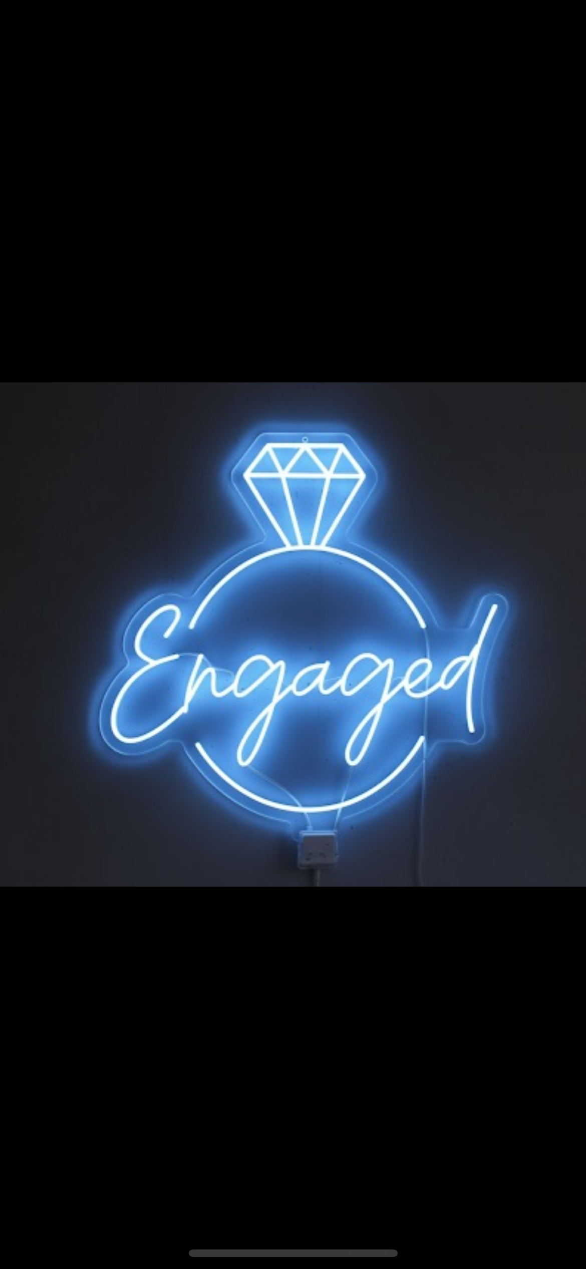 Engaged ' LED Neon sign