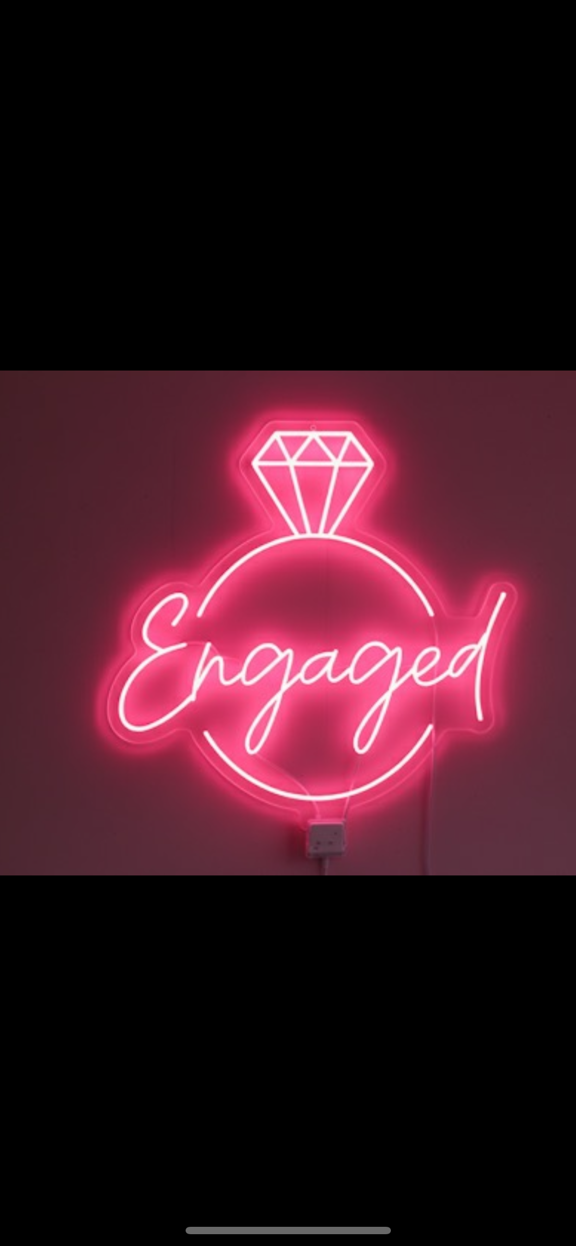 Engaged ' LED Neon sign