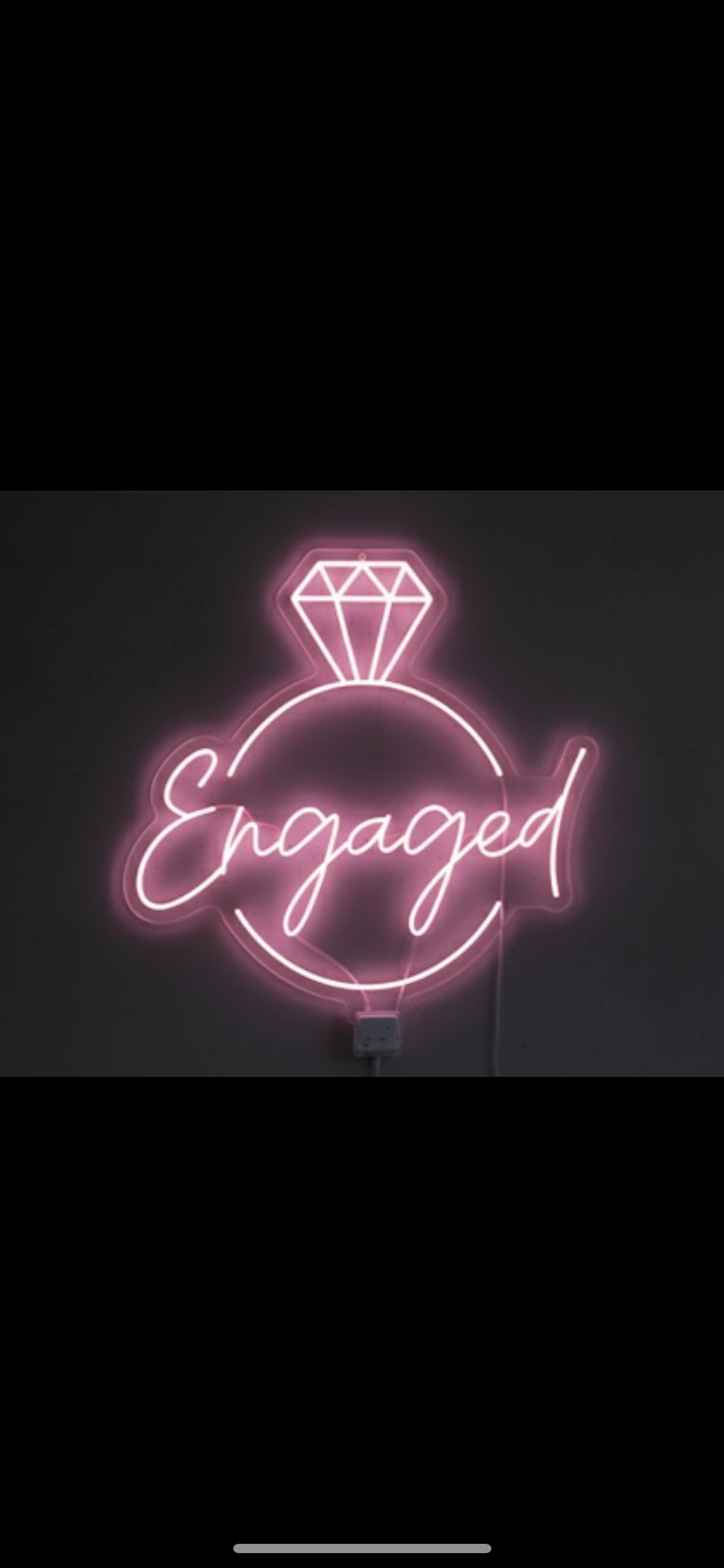 Engaged ' LED Neon sign