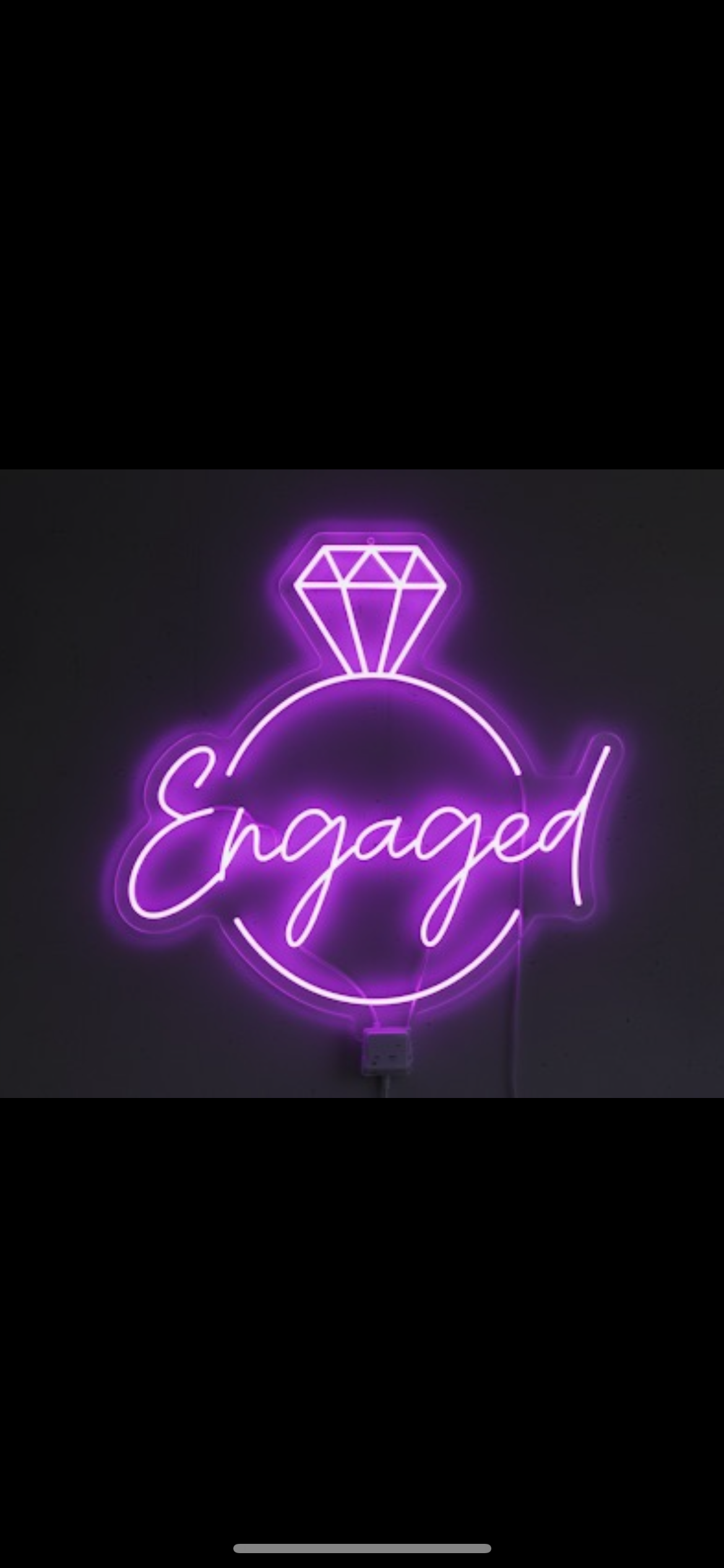 Engaged ' LED Neon sign