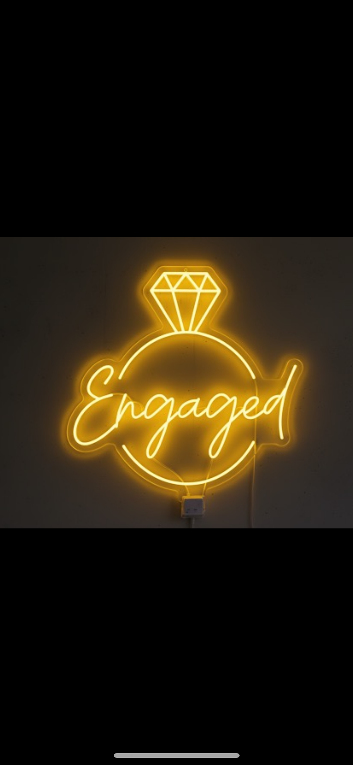 Engaged ' LED Neon sign