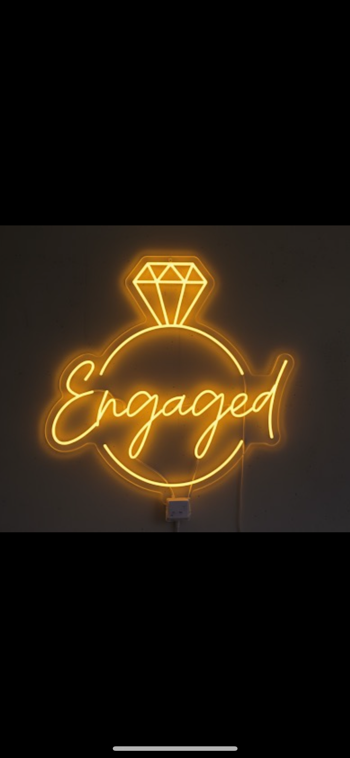 Engaged ' LED Neon sign