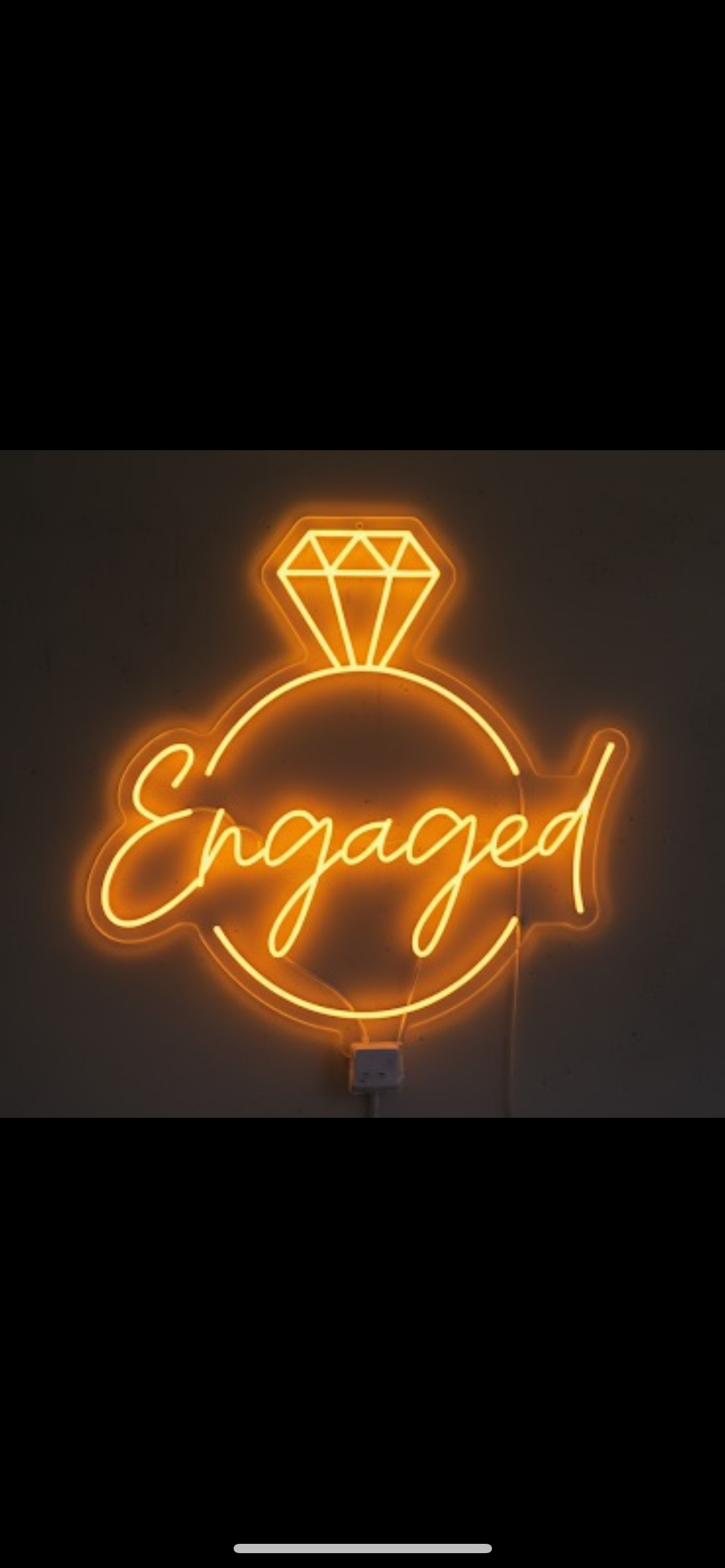 Engaged ' LED Neon sign