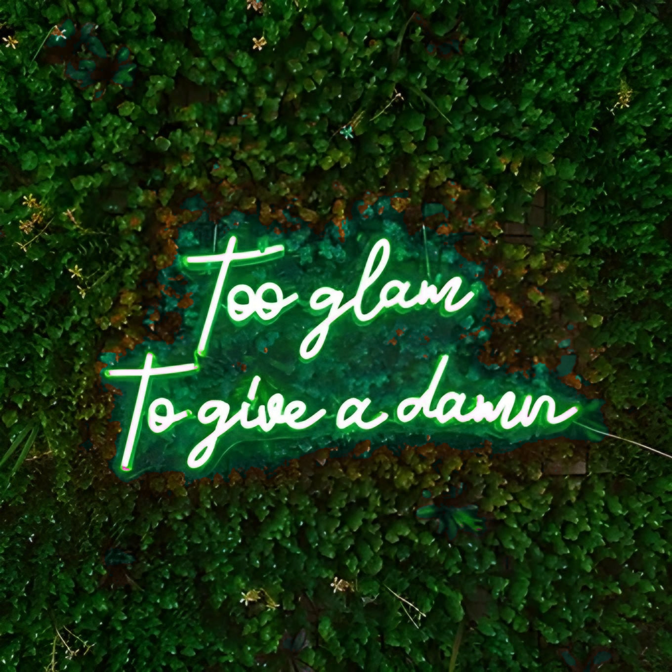 too glam to give a damn