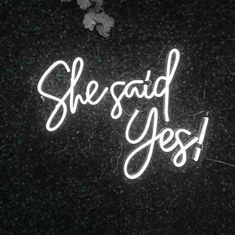 She said yes!