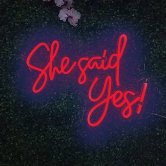 She said yes!
