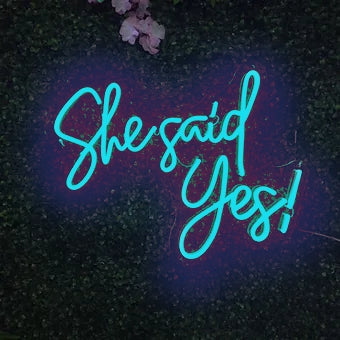 She said yes!