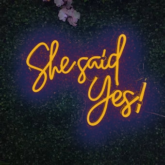 She said yes!