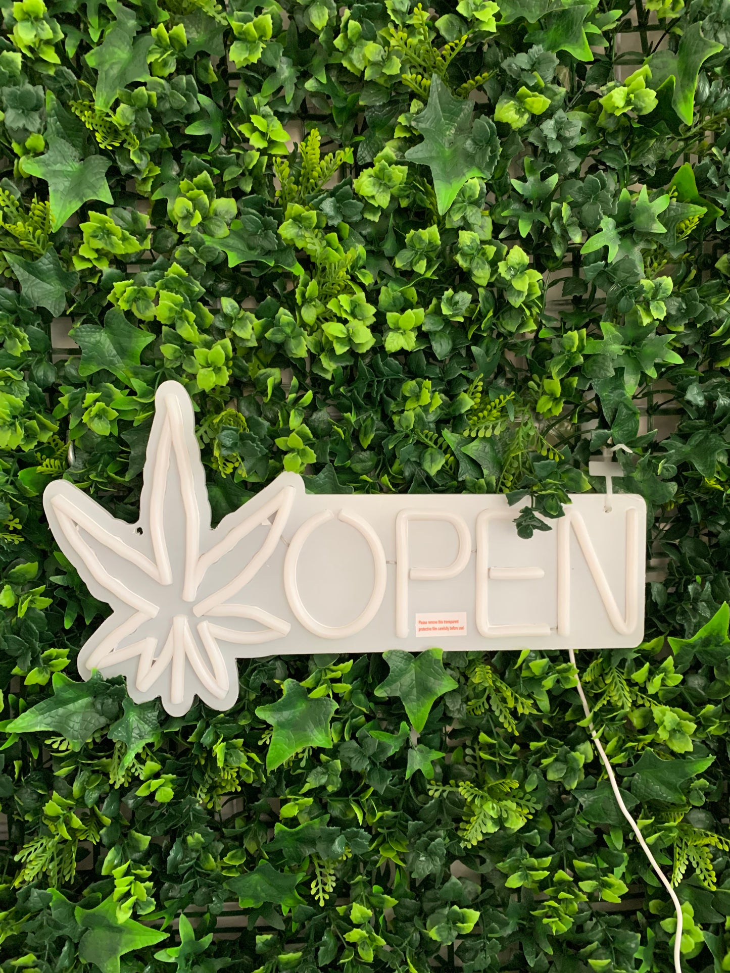 OPEN' silicone LED Neon sign with fitting kit