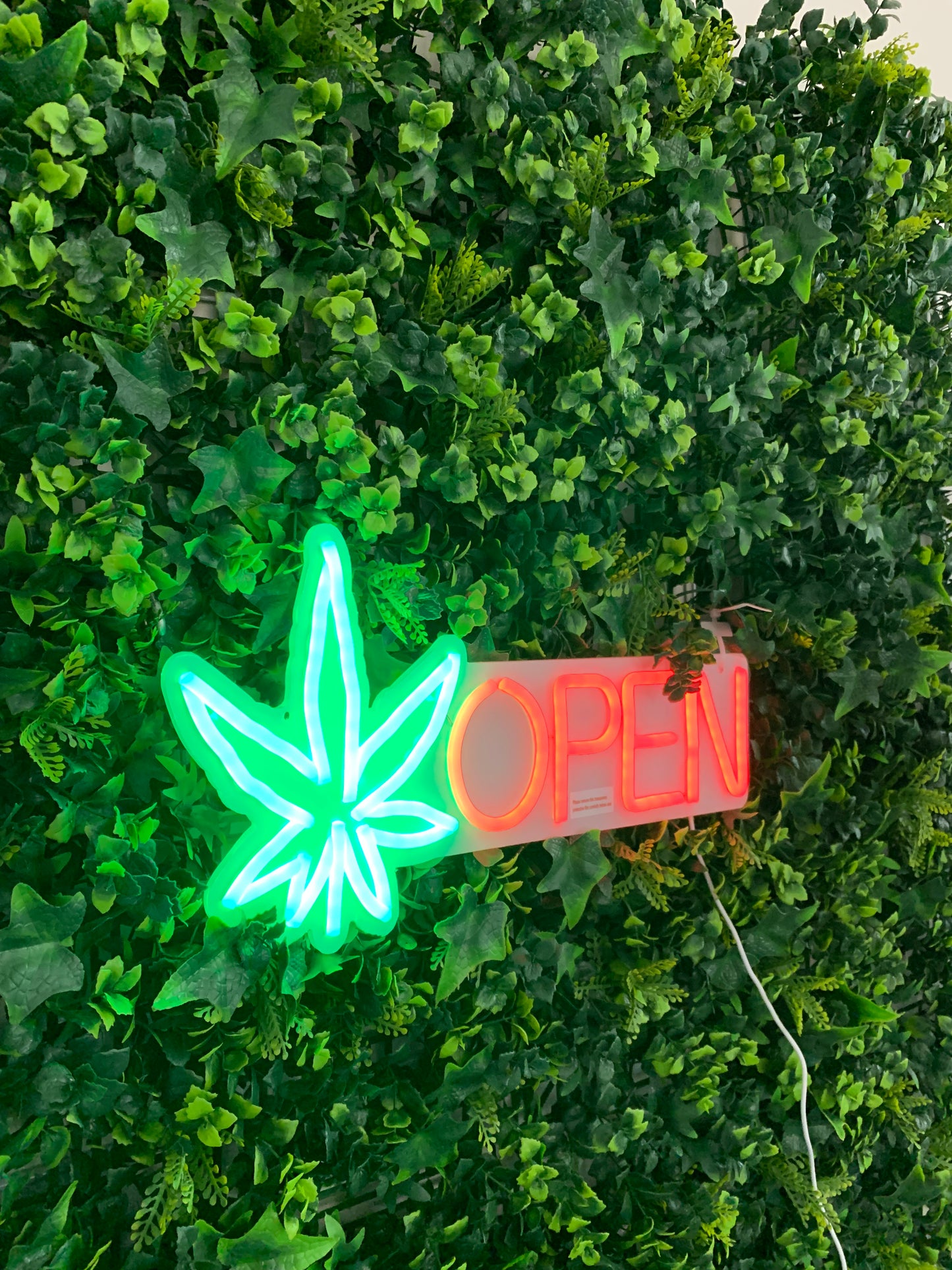 OPEN' silicone LED Neon sign with fitting kit