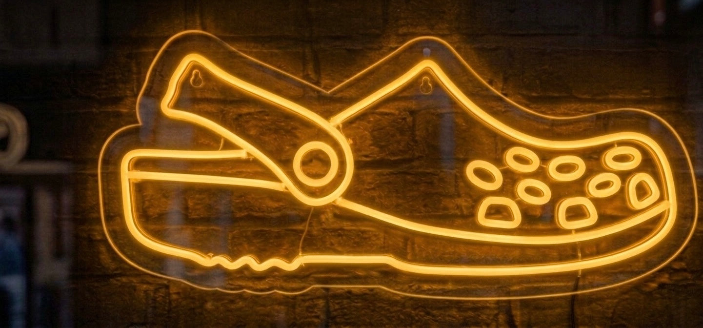 Rubber clog colour changing RGB