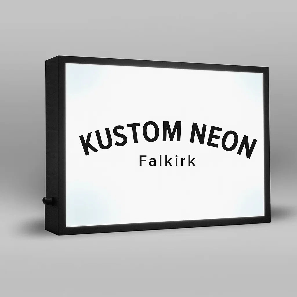 'The Angel' - Black Metal Light Box