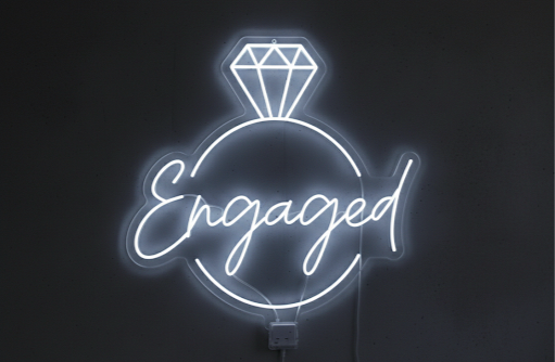 Engaged ' LED Neon sign