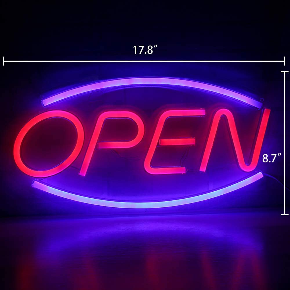 OPEN' silicone LED Neon sign with fitting kit